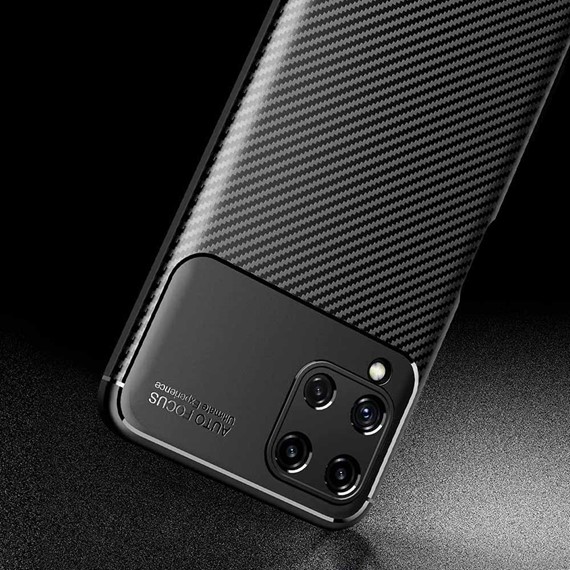 CaseUp Samsung Galaxy A22 4G Kılıf Fiber Design Siyah 3